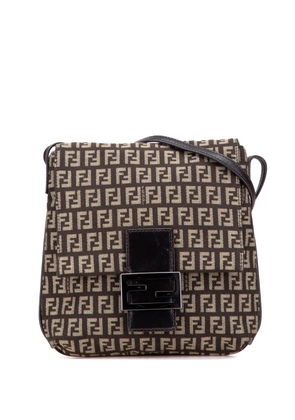 Fendi Pre-Owned 2000-2010 Zucchino Canvas crossbody bag - Brown