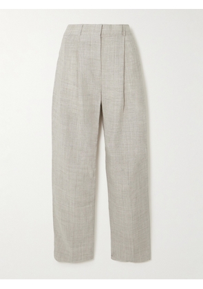 TOTEME - Pleated Woven Straight-leg Pants - Neutrals - DK32,DK34,DK36,DK38,DK40