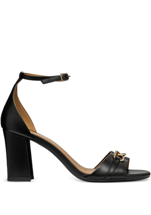Geox 80mm New Eraklia ankle-strap block-heel sandals - Black