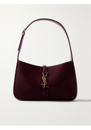 SAINT LAURENT - Le 5 À 7 Mini Patent-leather Shoulder Bag - Red - One size