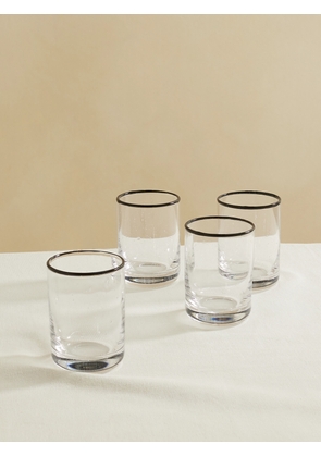 LOUISE ROE - + Sophia Roe S.r. Collection Low Set Of Four Glasses - Neutrals - One size