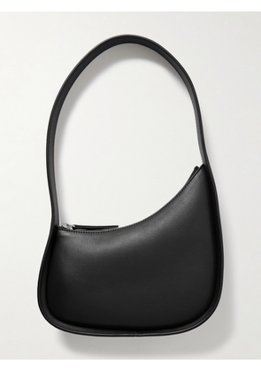 The Row - Half Moon Leather Shoulder Bag - Black - One size