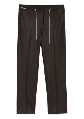 Corneliani drawstring trousers - Brown