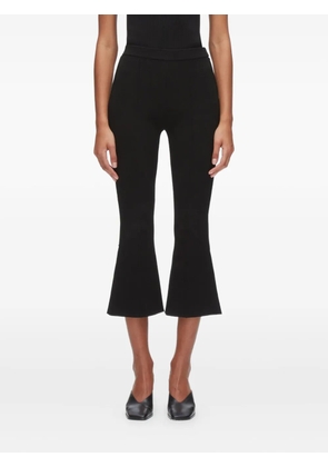 3.1 Phillip Lim ribbed flared trousers - Black