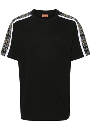 Missoni zigzag-panel T-shirt - Black
