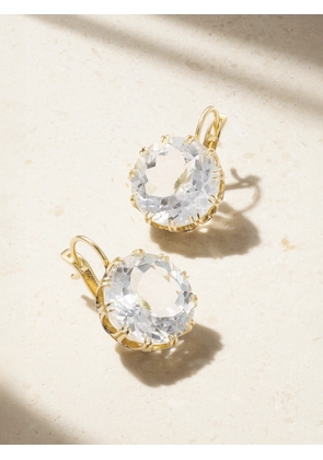 Ileana Makri - 18-karat Gold, Diamond And Topaz Earrings - One size