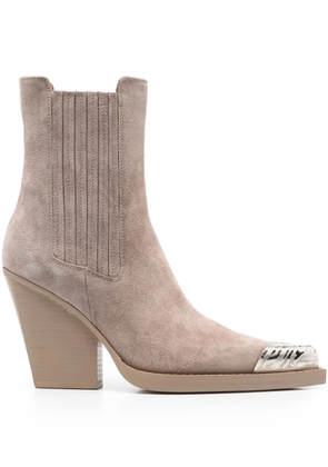 Paris Texas 100mm Dallas ankle boots - Neutrals