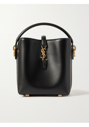 SAINT LAURENT - Le 37 Mini Leather Bucket Bag - Black - One size