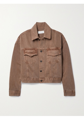 SLVRLAKE - Detroit Denim Jacket - Brown - x small,small,medium,large