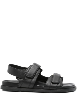 Geox Adelash double-strap leather sandals - Black