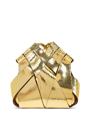 Ulla Johnson Charlotte metallic leather cross body bag - Gold