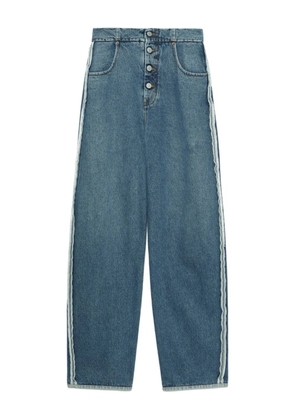 MM6 Maison Margiela button-fastening jeans - Blue