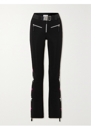 JETSET - Tiby Belted Embroidered Ski Pants - Black - 0,1,2,3,4,5