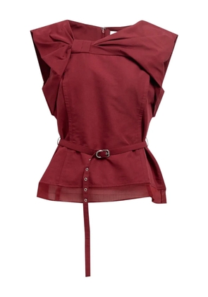 3.1 Phillip Lim bow belted top - Red