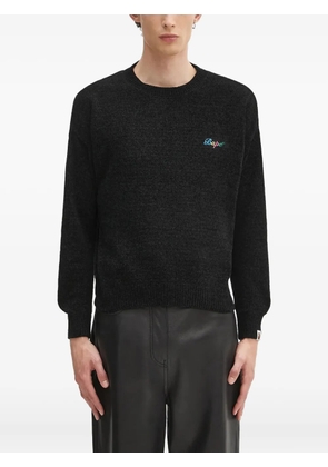 A BATHING APE® logo-embroidered sweater - Black