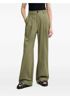 Marc O'Polo pleated wide-leg trousers - Green