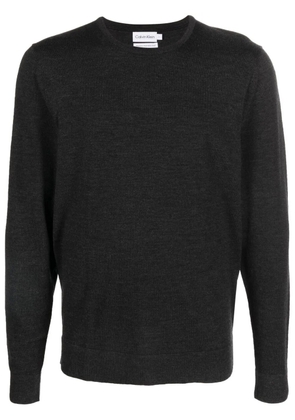 Calvin Klein Superior wool crewneck jumper - Black