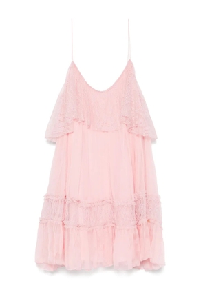 NISSA lace mini dress - Pink