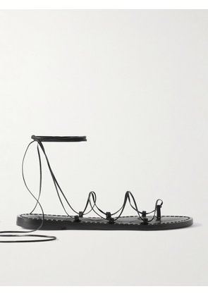 AMANU - The Serengeti Leather Sandals - Black - US4,US5,US6,US7,US8,US9,US10,US11,US12