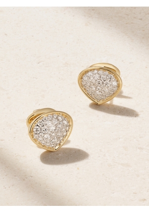 Marina B - Trisola 18-karat Gold Diamond Earrings - One size