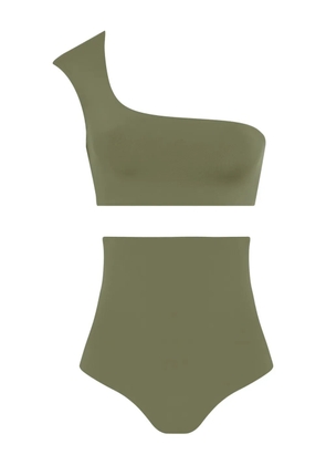 Lygia & Nanny Marjory asymmetrical bikini set - Green