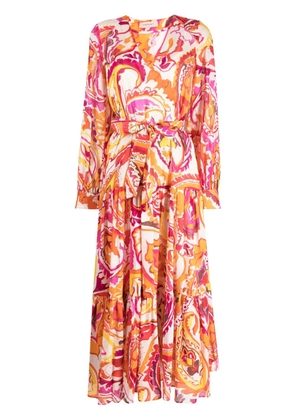 TWINSET abstract-print dress - Orange