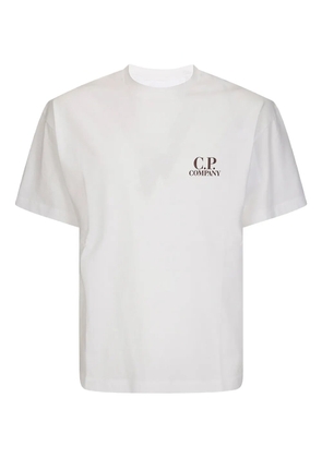 C.P. Company logo-print short-sleeve T-shirt - White
