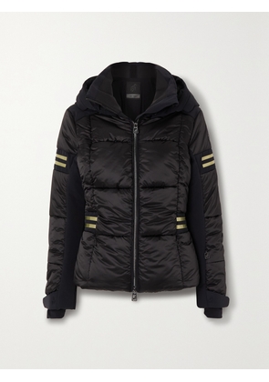 TONI SAILER - Nana Striped Quilted Hooded Ski Jacket - Black - FR 34,FR 36,FR 38,FR 40,FR 42