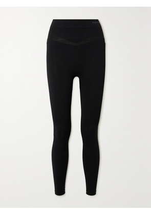 FALKE Ergonomic Sport System - Maximum Warm Stretch-jersey Leggings - Black - x small,small,medium,large,x large
