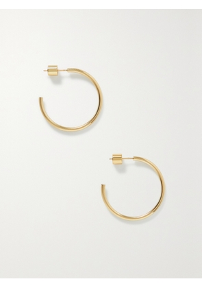 Jennifer Fisher - Mini Thread Gold-plated Hoop Earrings - One size