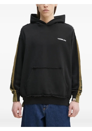 A BATHING APE® camouflage-print hoodie - Black