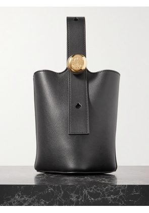 LOEWE - Pebble Mini Leather Tote - Black - One size