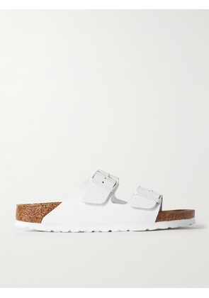 Birkenstock - Arizona Textured-leather Sandals - White - IT35,IT36,IT37,IT38,IT39,IT40,IT41,IT42,IT43