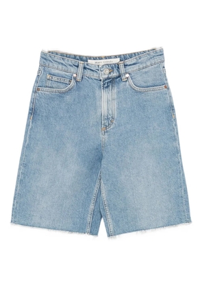 Marc O'Polo frayed-hem denim shorts - Blue