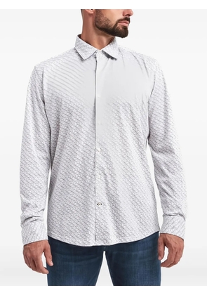 Joop! logo-print long-sleeve shirt - White
