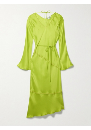 Acne Studios - Satin Midi Dress - Green - EU 32,EU 34,EU 36,EU 38,EU 40,EU 42