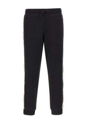 Ea7 Emporio Armani logo-tape track pants - Black