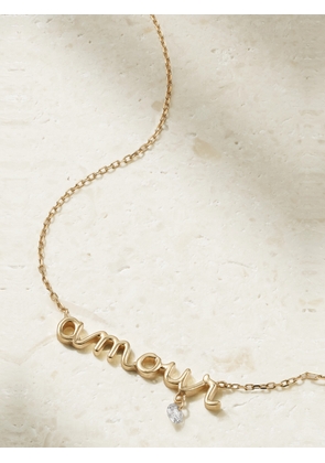 Persée - Amour 18-karat Gold Diamond Necklace - One size