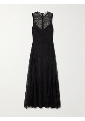 ESSE Studios - Solace Metallic Lace Midi Dress - Black - UK 6,UK 8,UK 10,UK 12,UK 14