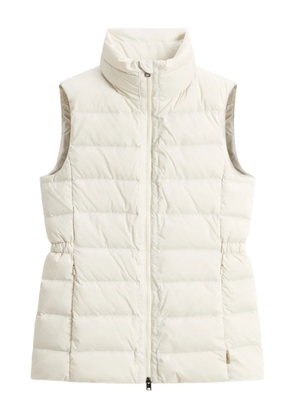 Woolrich padded high-neck gilet - White