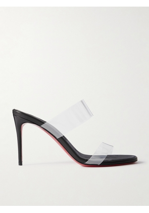 Christian Louboutin - Just Loubi 85 Pvc Mules - Black - IT34,IT35,IT36,IT36.5,IT37,IT37.5,IT38,IT38.5,IT39,IT39.5,IT40,IT40.5,IT41,IT42
