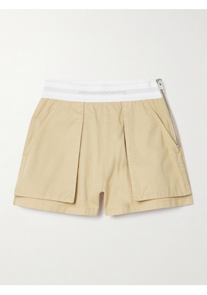 ALEXANDER WANG - Cotton-drill Cargo Shorts - Neutrals - US00,US0,US2,US4,US6,US8,US10,US12,US14