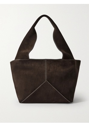 Métier - Market Weekend Medium Suede Tote - Brown - One size