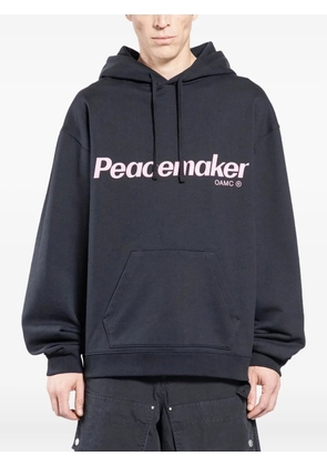 Peacemaker Oamc logo-print hoodie - Black