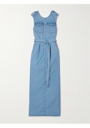 Dries Van Noten - Belted Denim Maxi Dress - Blue - FR 34,FR 36,FR 38,FR 40,FR 42,FR 44