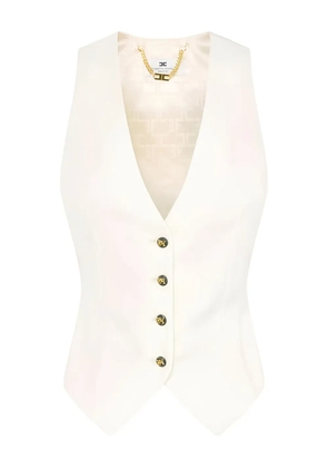 Elisabetta Franchi elasticated waistcoat - Neutrals