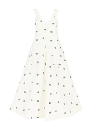 Rosie Assoulin Pocktail midi dress - Neutrals