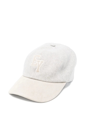 Eleventy logo-embroidered baseball cap - Grey