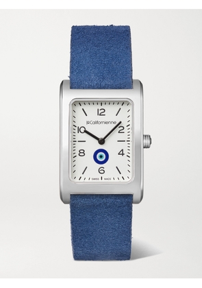 LA CALIFORNIENNE - Daybreak 24mm Stainless Steel And Suede Watch - White - One size