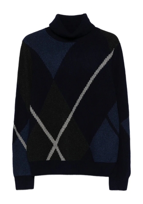 BOMPARD Argyle diamond-pattern sweater - Blue